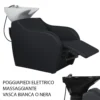 LAVATESTA DA PARRUCCHIERE CON MASSAGGIO ELETTRICO POGGIAPIEDI WISP ROLL DI MUDI