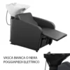 LAVATESTA PER PARRUCCHIERE CON POGGIAPIEDI ELETTRICO MULLET 2.0 MUDI