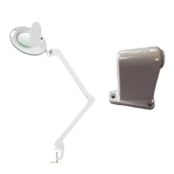 Lampada LED con Lente d’Ingrandimento – 5 Diottrie, Braccio Articolato e Base Stabile - immagine 7