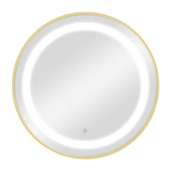 Specchio Parrucchiere Tondo con Luce LED BLISS di MUDI Specchiera Professionale Retroilluminata - immagine 7