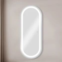 Alternative view of Specchio Parrucchiere LED Ovale BLISS di MUDI Specchiera Professionale con Touch e Luce Regolabile
