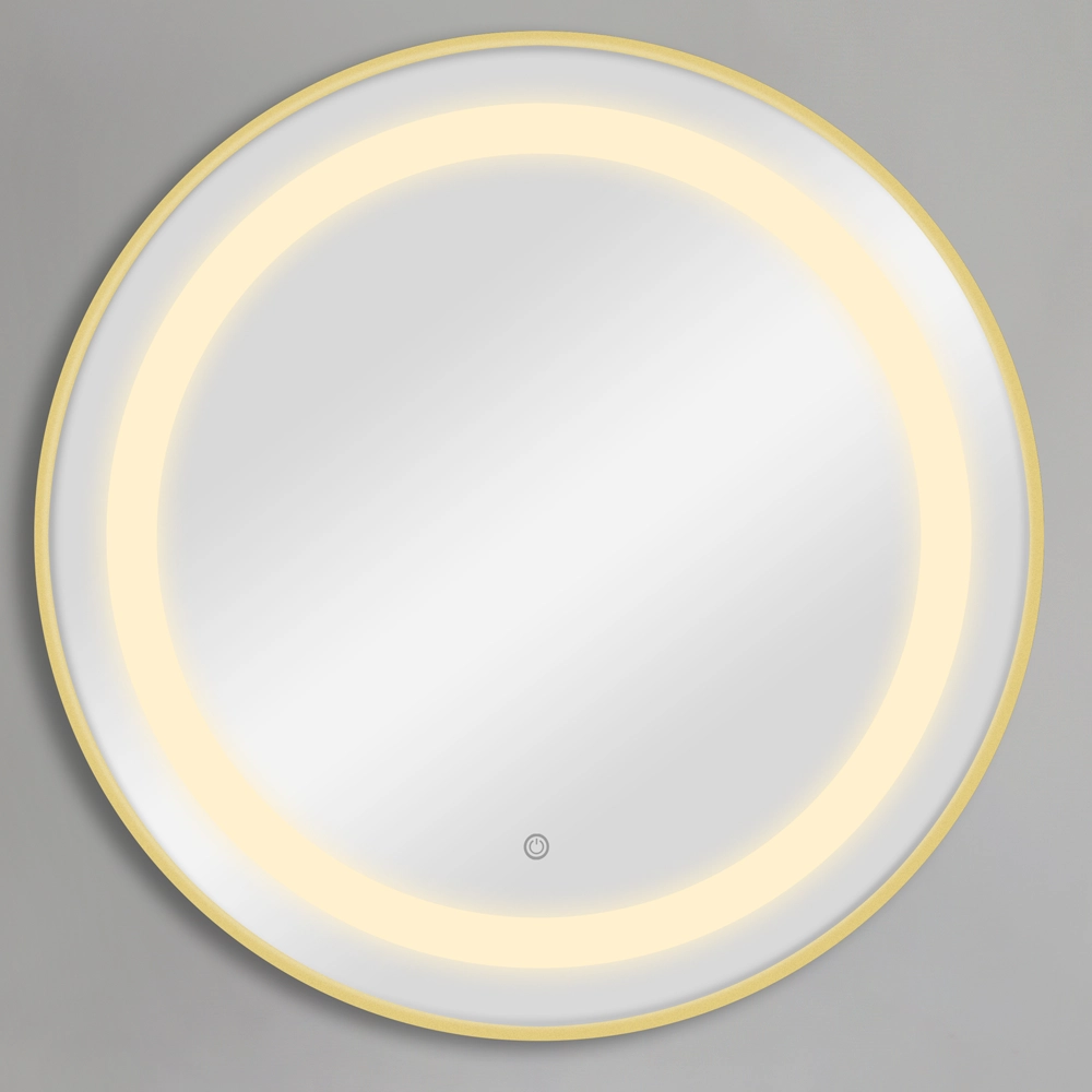 Specchio Parrucchiere Tondo con Luce LED BLISS di MUDI Specchiera Professionale Retroilluminata - immagine 2