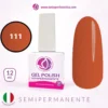 Semipermanente colore arancione N 111 da 12 ML - Hema e TPO Free