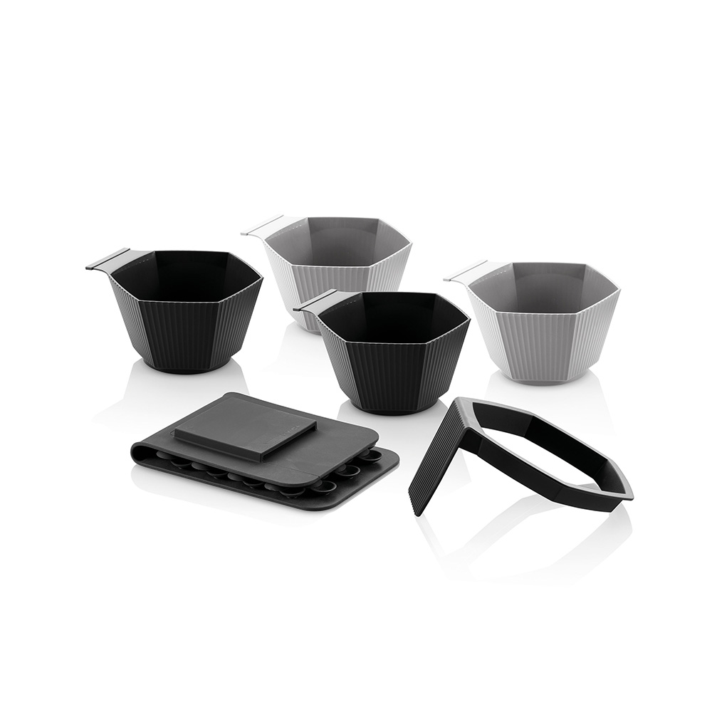 Salon Toning Station SALONXPRO – Kit Ciotole Colore Agganciabili per Lavabo Parrucchiere - immagine 2