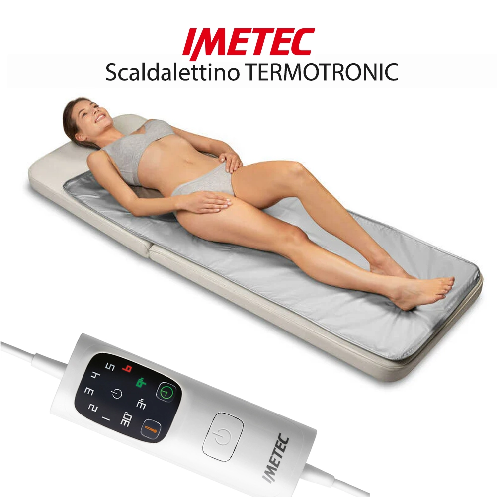 Scaldalettino Imetec TERMOTRONIC a temperatura regolabile, si scalda rapidamente e garantisce il massimo comfort durante i trattamenti