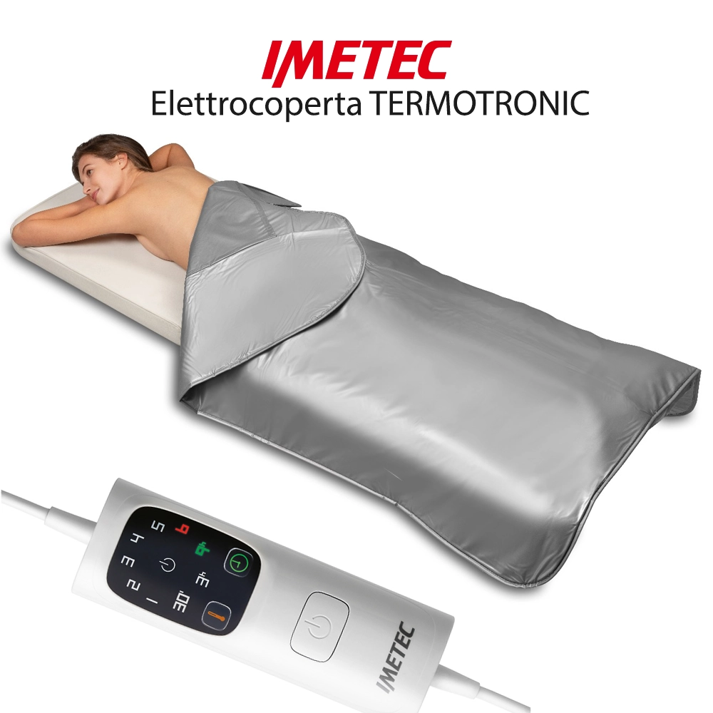 elettrocoperta Imetec TERMOTRONIC a temperatura regolabile, potenzia l’efficacia dei trattamenti grazie al calore controllato