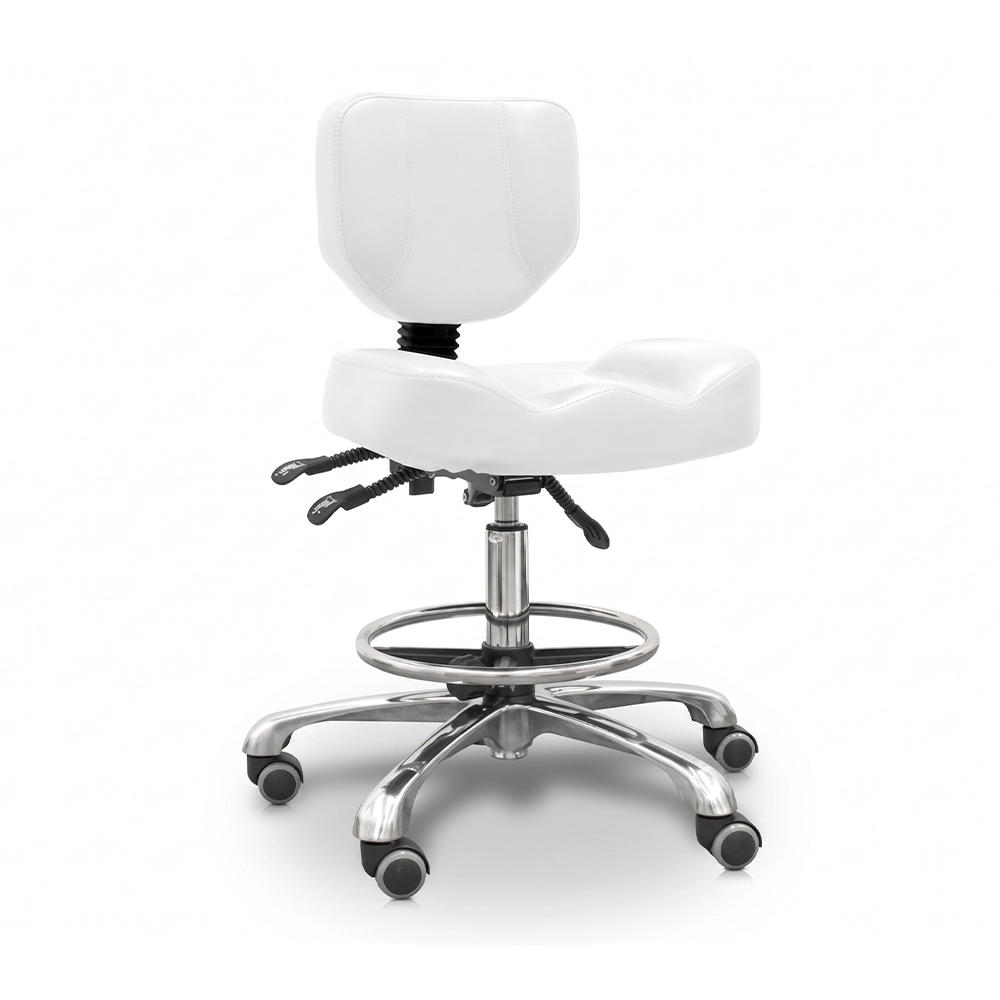 sgabello tecnico professionale manicure pedicure tecnico recolabile per estetista centro estetico