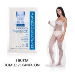 1 pantaloni per pressoterapia per estetista centro estetico monouso 25 pezzzi
