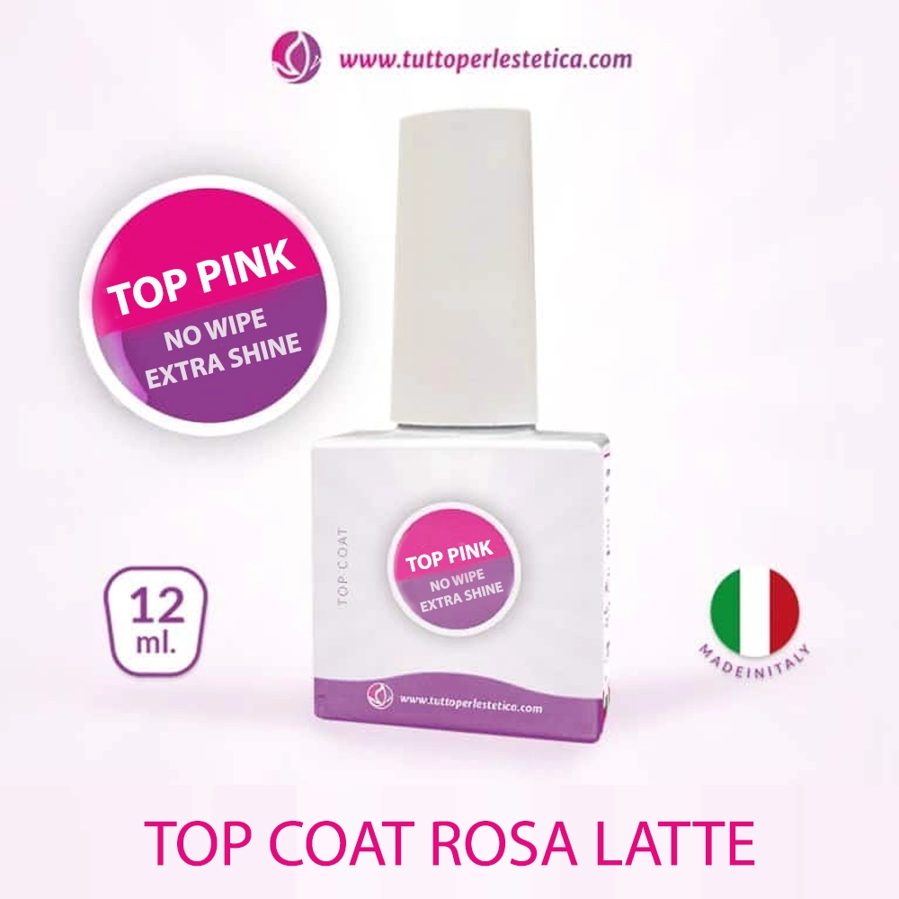 TOP COAT ROSA LATTE TUTTOPERLESTETICA DA 12 ML