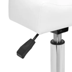 poggiapiedi pistone per pedicure altezza regolabile con ruote estetista centro estetico piedi