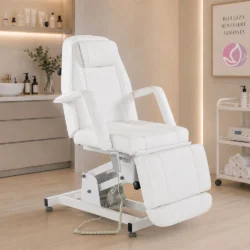 rivestimento ecopelle Poltrona lettino stesa elettrica per centro estetico estetista 1 motore 2 snodi