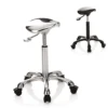 sgabelllo a sella master roller argento o nero xanipro