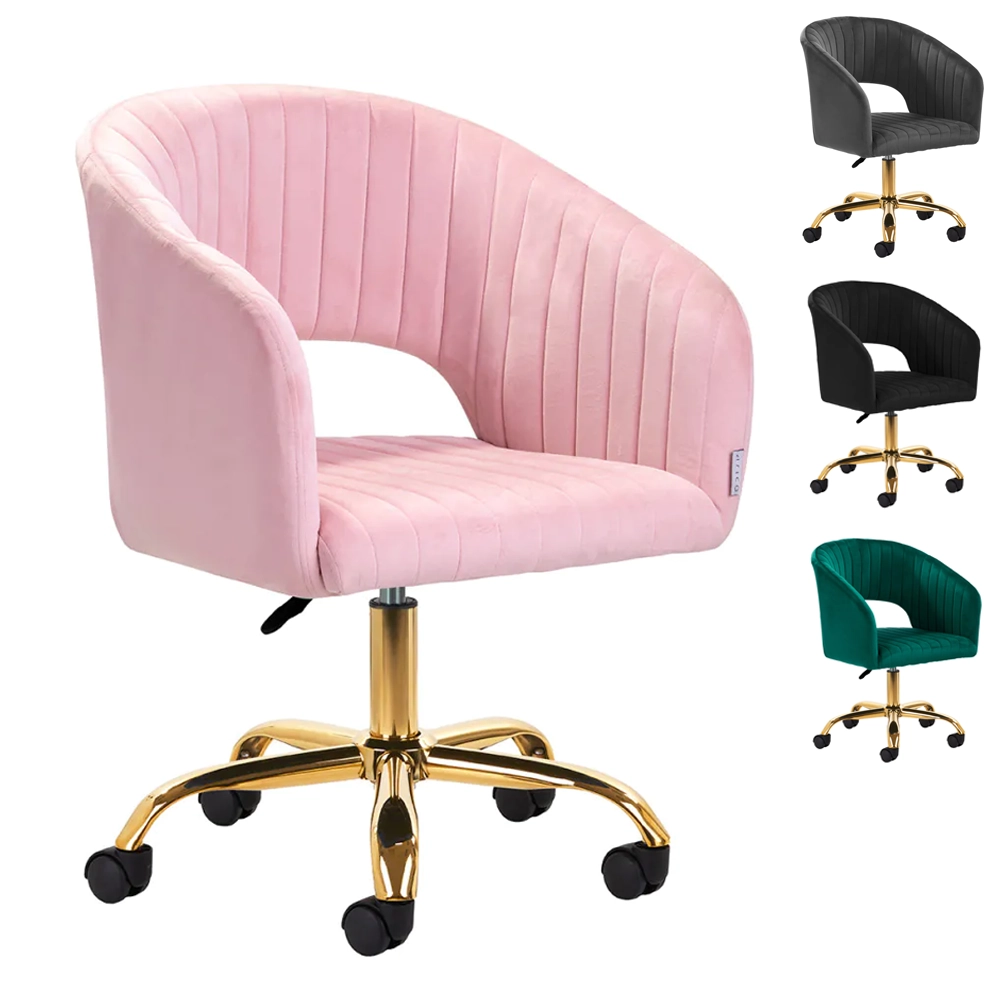 Poltroncina Girevole 34 colori con Ruote per Centro Estetico, Reception e Studio Professionale