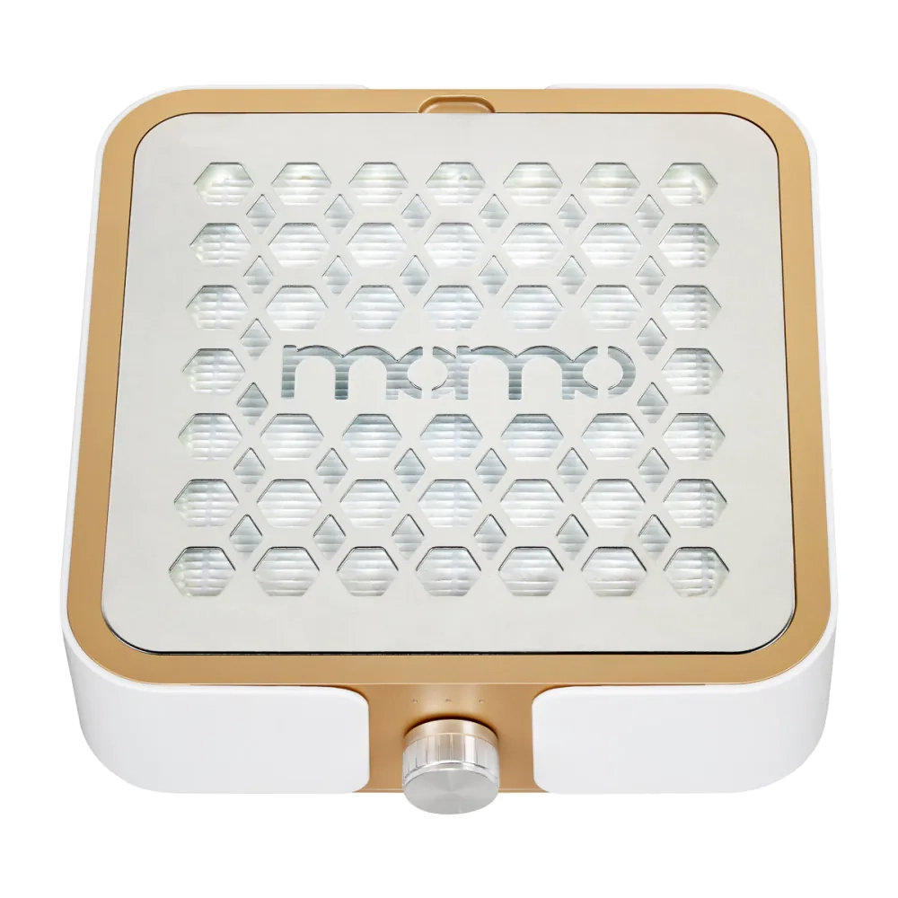 Aspiratore manicure per Unghie con Filtro HEPA per estetista centro estetico Momo P30 Oro - immagine 3