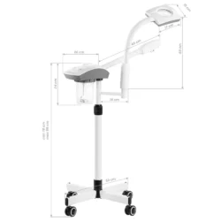 Vaporizzatore con Ozono + Lampada Lente 5X Professionale per Estetista e Centro Estetico - immagine 5