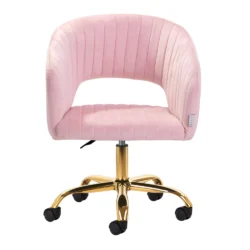 Poltroncina Girevole con Ruote per Centro Estetico, Reception e Studio Professionale - immagine 3