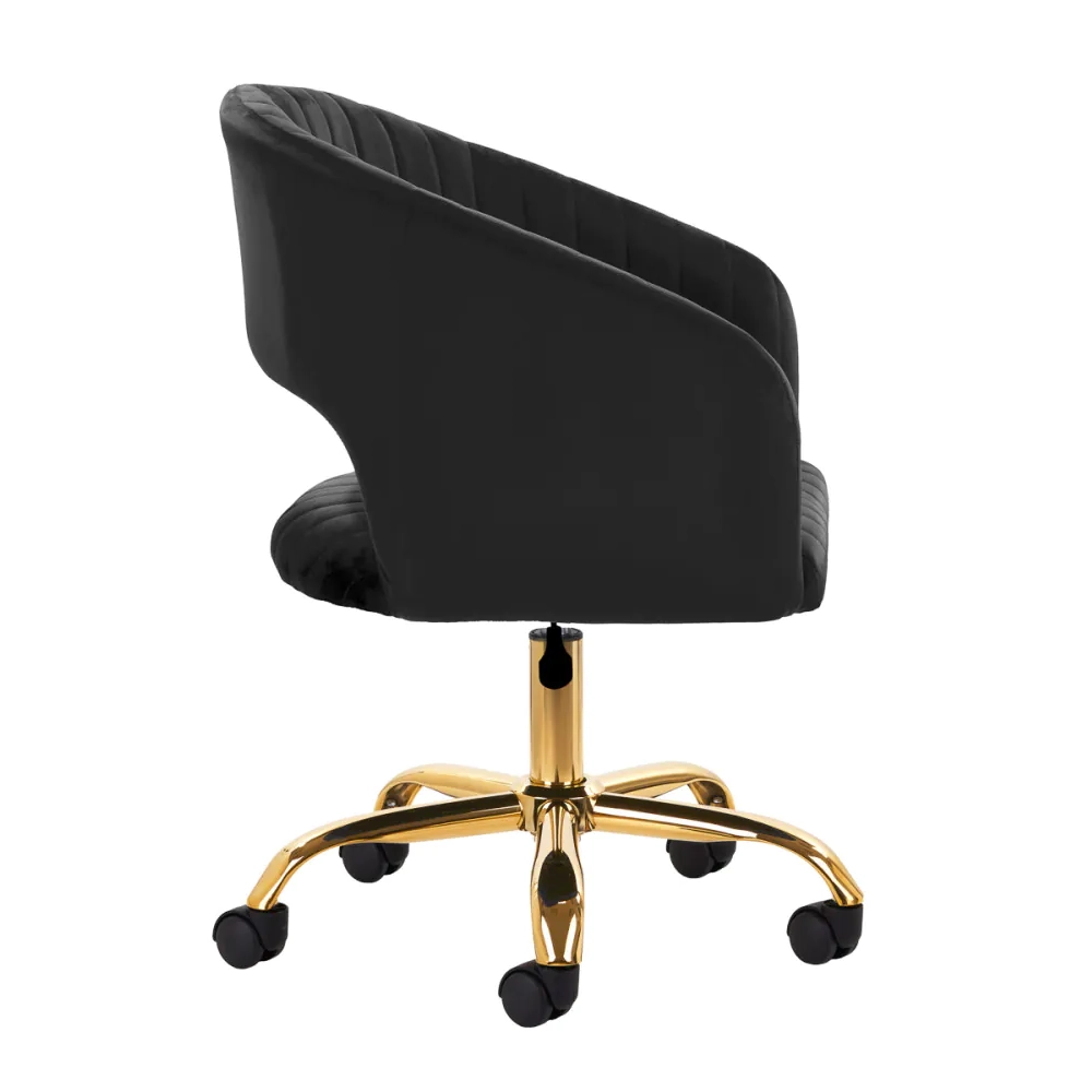 Poltroncina Girevole con Ruote per Centro Estetico, Reception e Studio Professionale - immagine 11