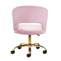 Poltroncina Girevole con Ruote per Centro Estetico, Reception e Studio Professionale - immagine 6