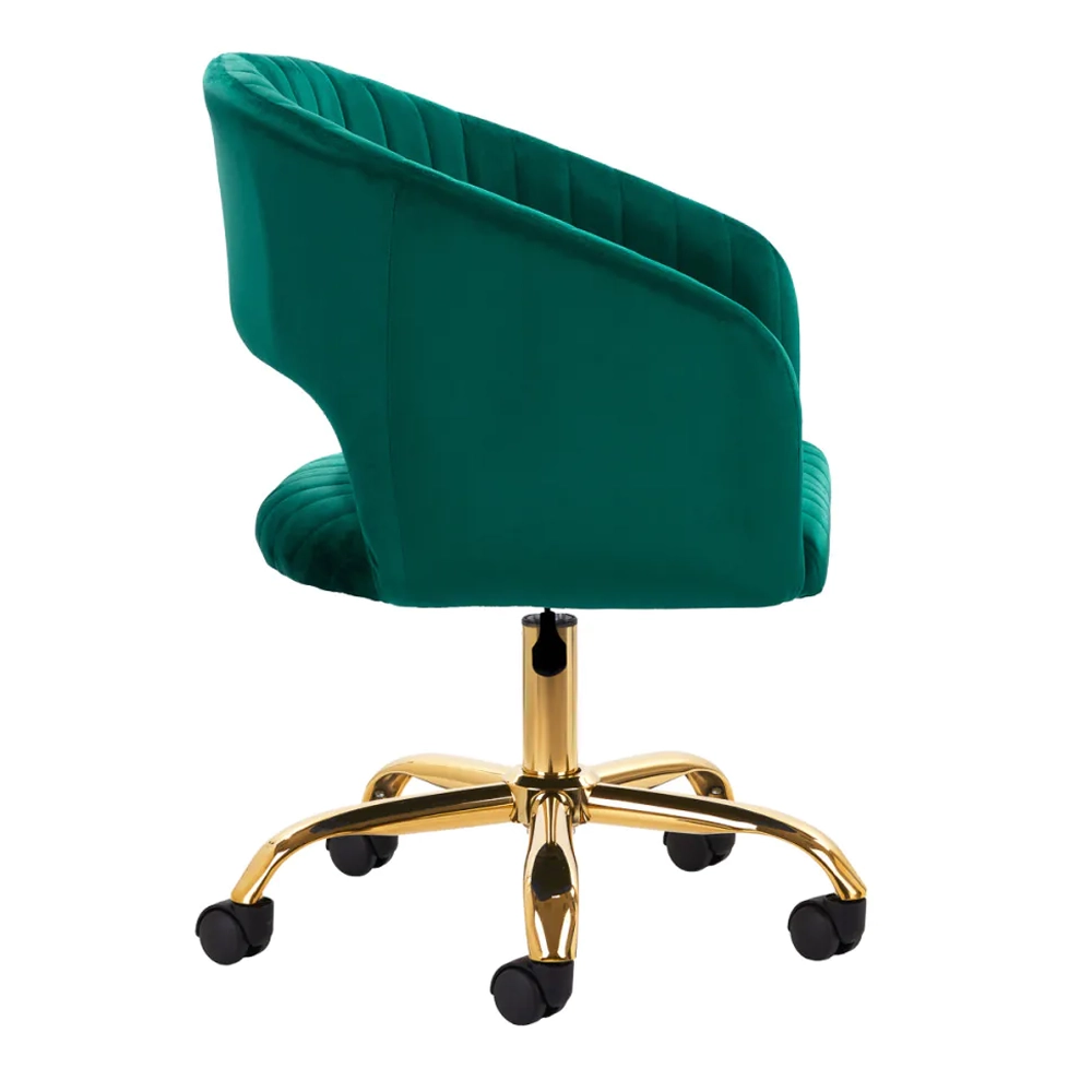 Poltroncina Girevole con Ruote per Centro Estetico, Reception e Studio Professionale - immagine 13