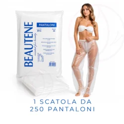 Pantaloni Monouso per Pressoterapia e Pressomassaggio BEAUTENE in Polietilene HD Trasparente - immagine 3