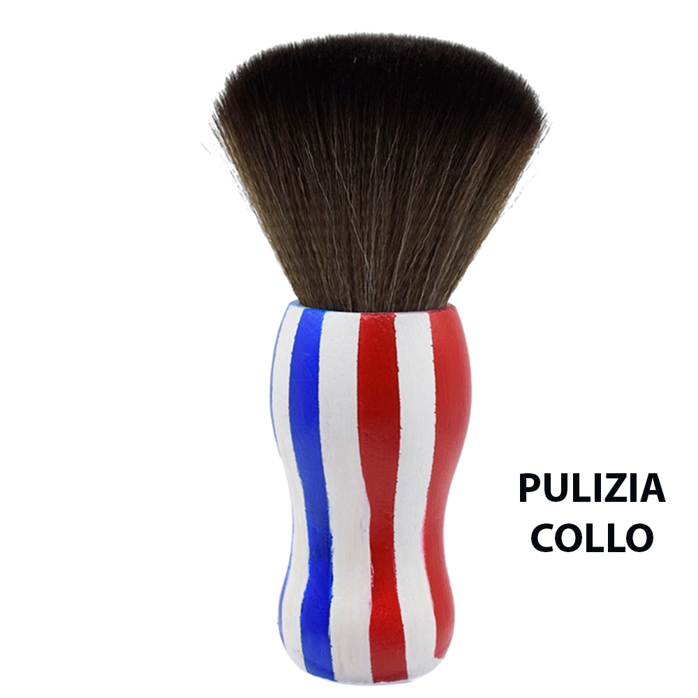 PENNELLO DA BARBIERE PER PULIZIa collo bandiera americana