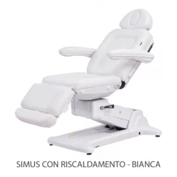 POLTRONA ELETTRICA CON RISCALDAMENTO SIMUS WEELKO BIANCA