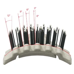 Espositore 12 Spazzole CURLO – 4 Colori per Ricci, Volume e Styling Senza Calore - immagine 4