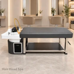 hair head spa lavatesta per shampoo parrucchiere nero cromoterapia