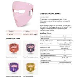 led facial mask maschera led apparecchiatura viso