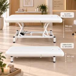 lettino elettrico 1 motore basso per estetista massaggio spa