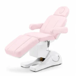 poltrona elettrica con 3 motori per estetista centro estetico rosa