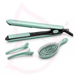 Piastra Professionale ROUND & SLEEK 230°C – 4 Colori con Spazzola Vertigo e Clip Coordinate - immagine 3