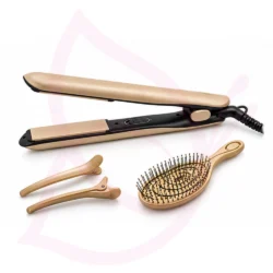Piastra Professionale ROUND & SLEEK 230°C – 4 Colori con Spazzola Vertigo e Clip Coordinate - immagine 5