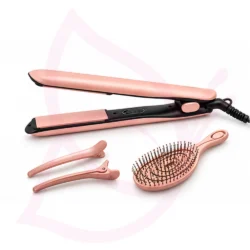 Piastra Professionale ROUND & SLEEK 230°C – 4 Colori con Spazzola Vertigo e Clip Coordinate - immagine 4