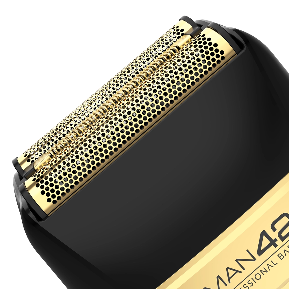 Rasoio per barba e capelli Elettrico 3 Lame 10.000 RPM Shaver Professionale ONYX GOLD MAN42 - immagine 2