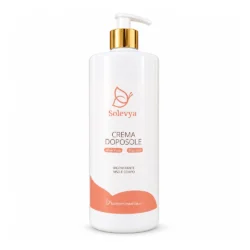 Crema Doposole Solevya con Aloe Vera e Mentolo – Viso e Corpo 1000 ml