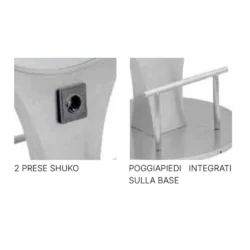 Specchio Professionale Autoportante con LED per Parrucchiere e Salone di Bellezza GLOW - immagine 4
