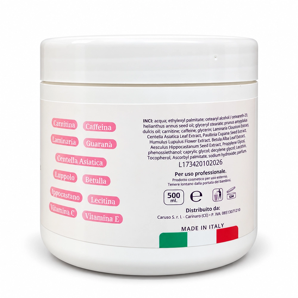 inci Crema Massaggio Cellulite Vitalya