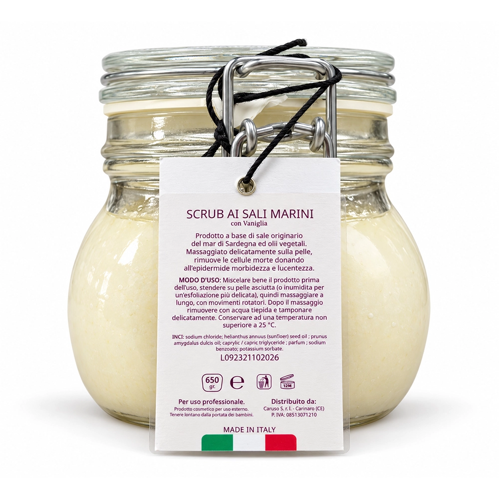inci Scrub ai Sali Marini alla Vaniglia Vitalya