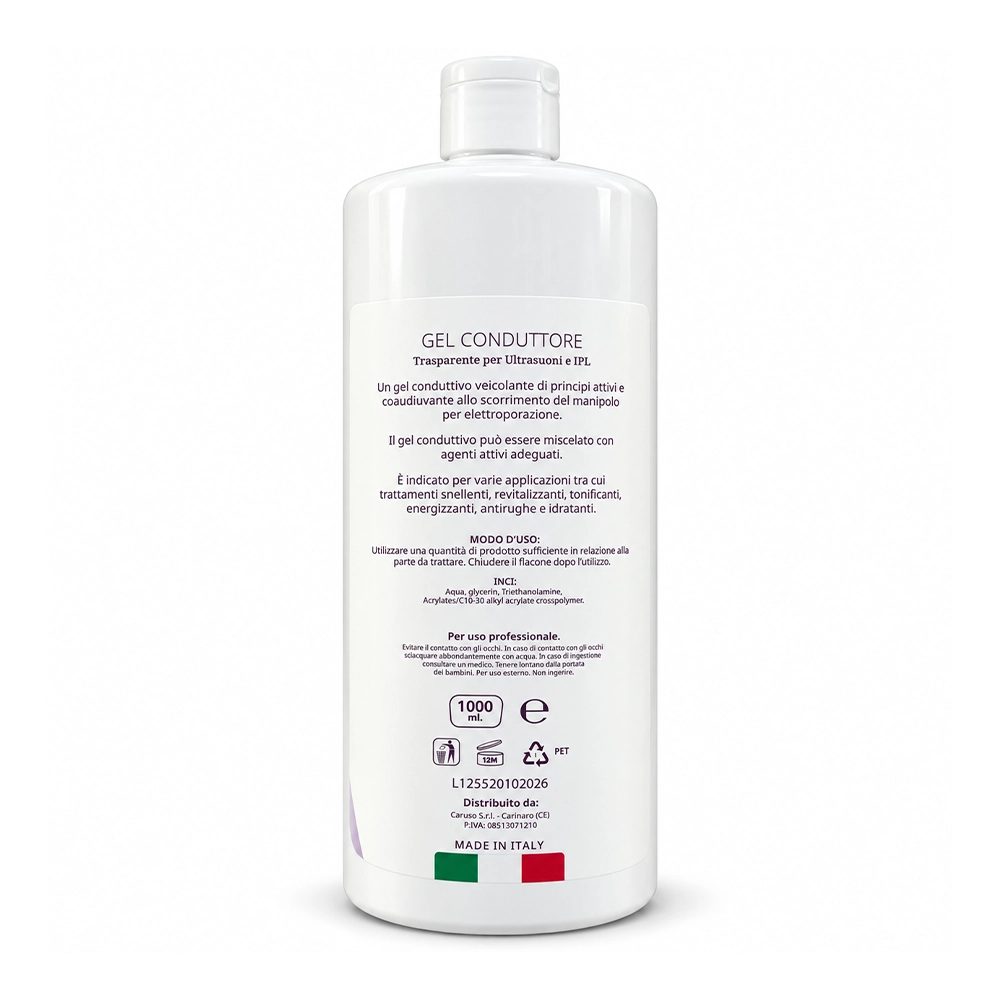 inci gel conduttore per laser radiofrequenza ipl - univya tuttoperlestetica