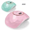 lampada manicure diamond rosa o verde acqua