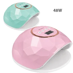 lampada manicure diamond rosa o verde acqua
