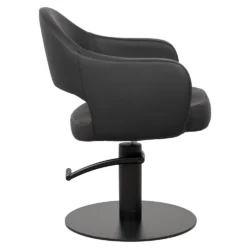 Poltrona da Parrucchiere Professionale TOP LIRA – Beige, Nero e Marrone - immagine 2