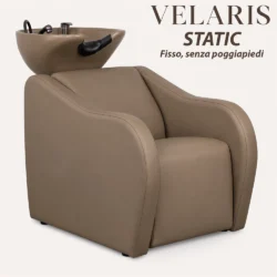 Lavatesta Professionale per Parrucchiere Velaris Marrone con Vasca Marrone – 4 Versioni Disponibili - immagine 16