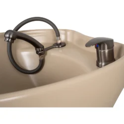 Lavatesta Professionale per parrucchiere Velaris colore Beige con Vasca Beige – 4 Versioni Disponibili - immagine 8