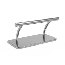 poggiapiedi in metallo silver