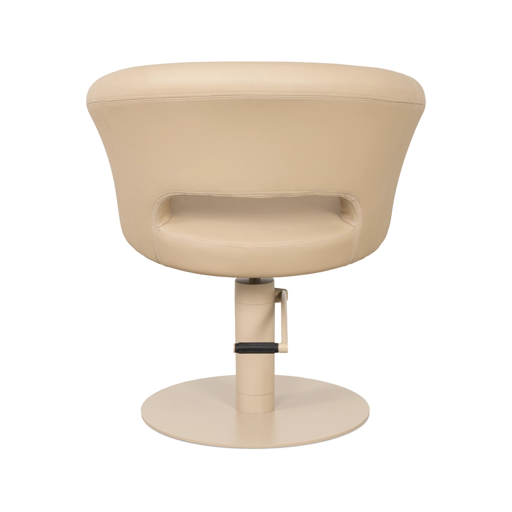 Poltrona da Taglio per Parrucchiere COSMO – Beige o Marrone con Base Coordinata - immagine 8