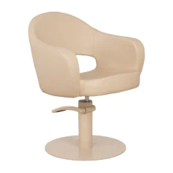 Poltrona da Parrucchiere Professionale TOP LIRA – Beige, Nero e Marrone - immagine 13