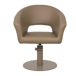 Poltrona da Taglio per Parrucchiere COSMO – Beige o Marrone con Base Coordinata - immagine 13
