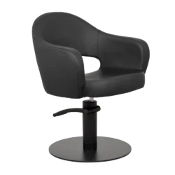 Poltrona da Parrucchiere Professionale TOP LIRA – Beige, Nero e Marrone - immagine 12